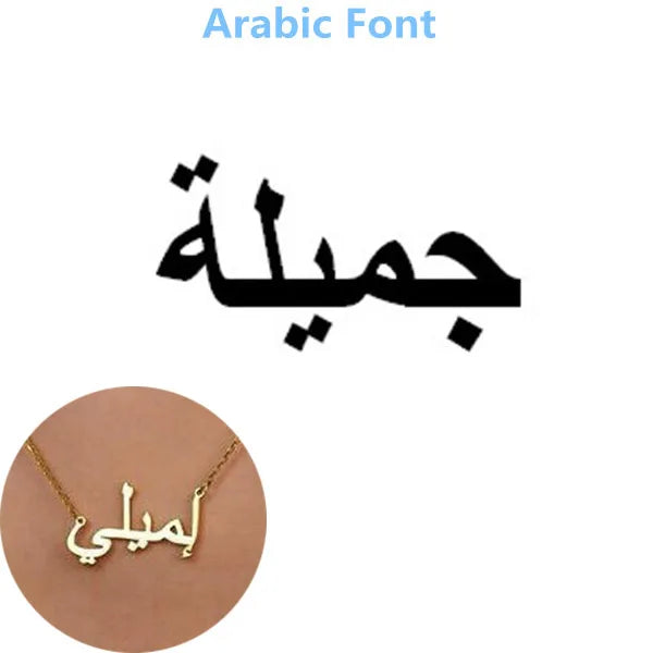 Stainless Steel Choker Custom Name Necklace Personalized Jewelry Men Handmade Nameplate Pendant Necklaces Women Best Friend Gift