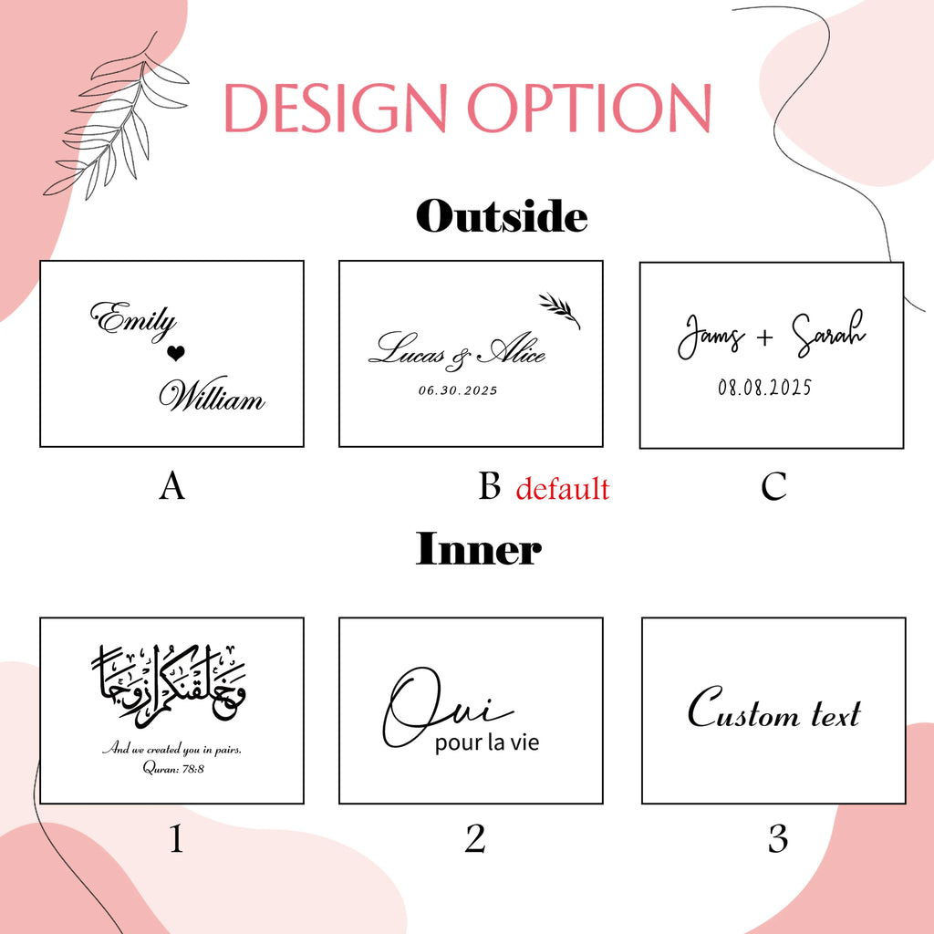 Personalized Flannel Jewelry Box Wedding Custom Name  Anniversary Gift Necklace Ring Box gifts for Bride Bridesmaid Girlfriend