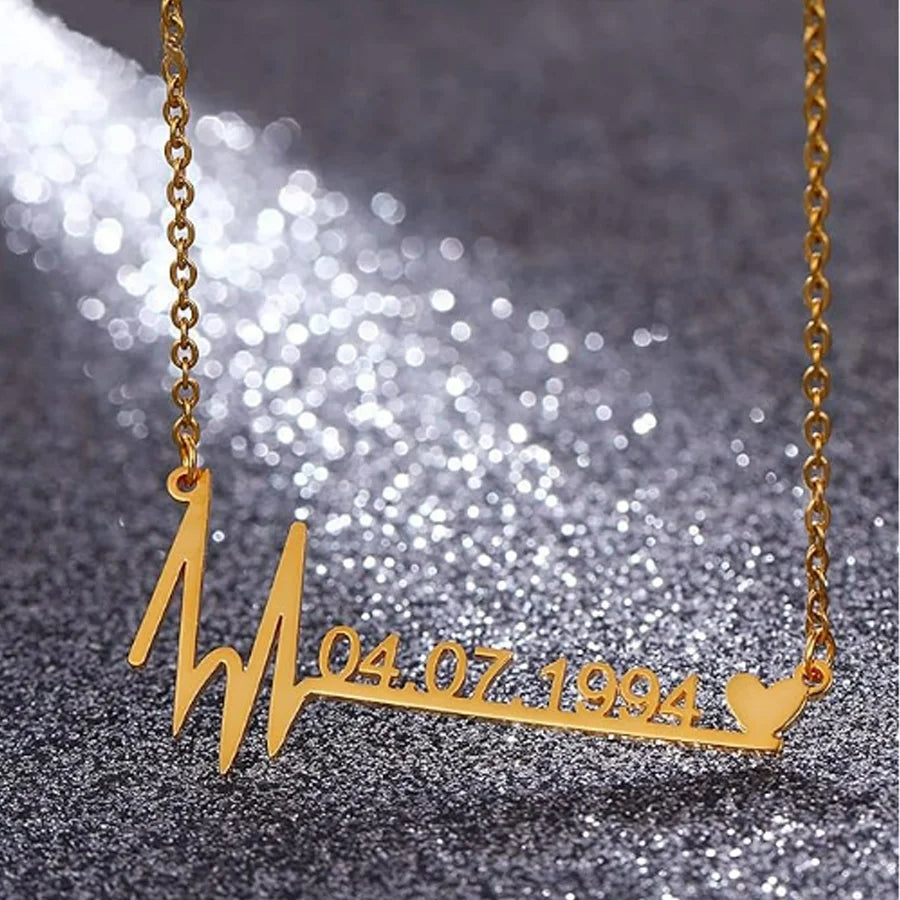 Stainless Steel Choker Custom Name Necklace Personalized Jewelry Men Handmade Nameplate Pendant Necklaces Women Best Friend Gift