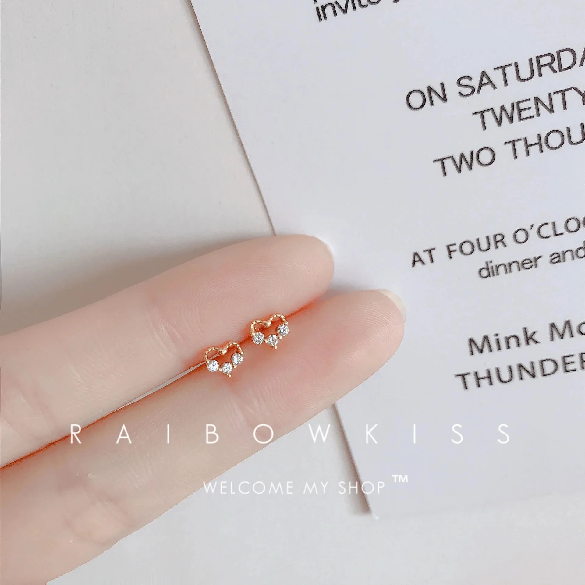 New Minimal Zircon Earrings For Women Crystal Small Thin Cartilage Fashion Geometry Earring Girls Piercing Jewelry Gifts