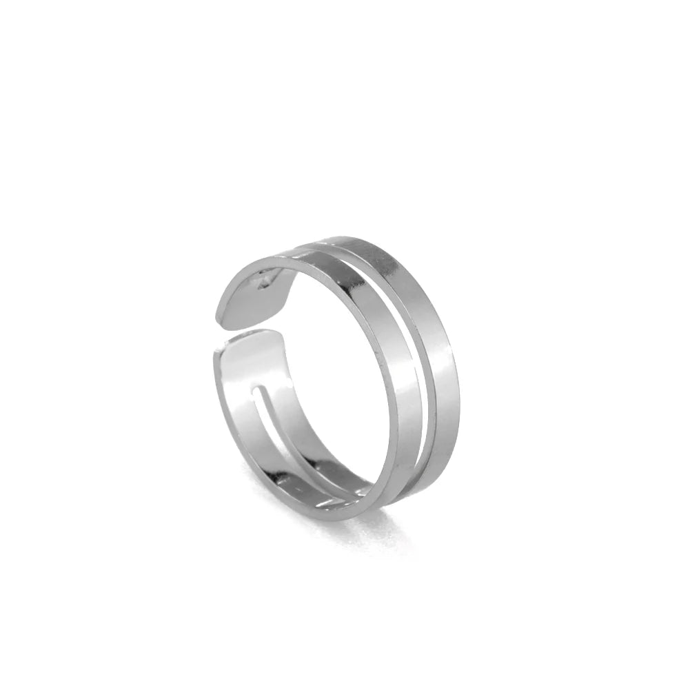 Personalized Finger Ring For Woman Men Family Engrave Name Date Custom Couple Lover Gift Stainless Steel Gold Color Jewelry