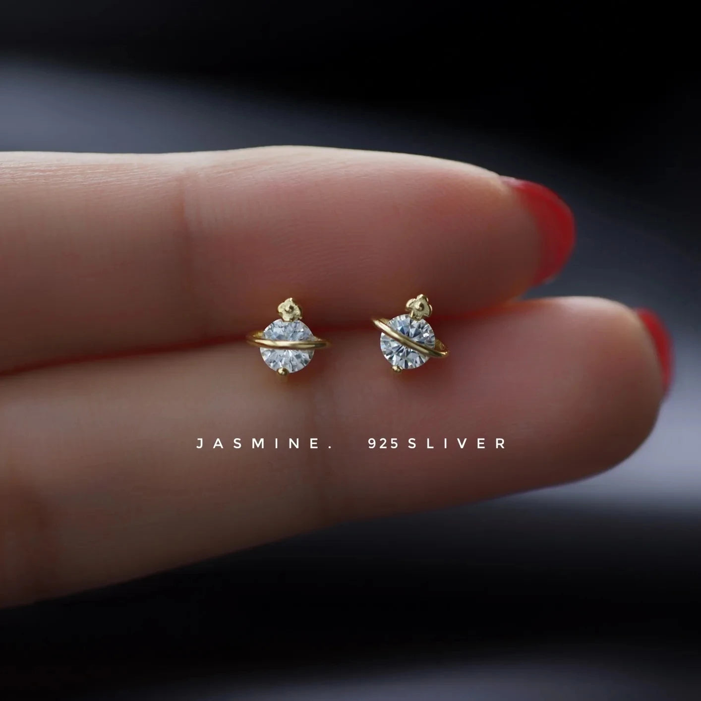 New Minimal Zircon Earrings For Women Crystal Small Thin Cartilage Fashion Geometry Earring Girls Piercing Jewelry Gifts