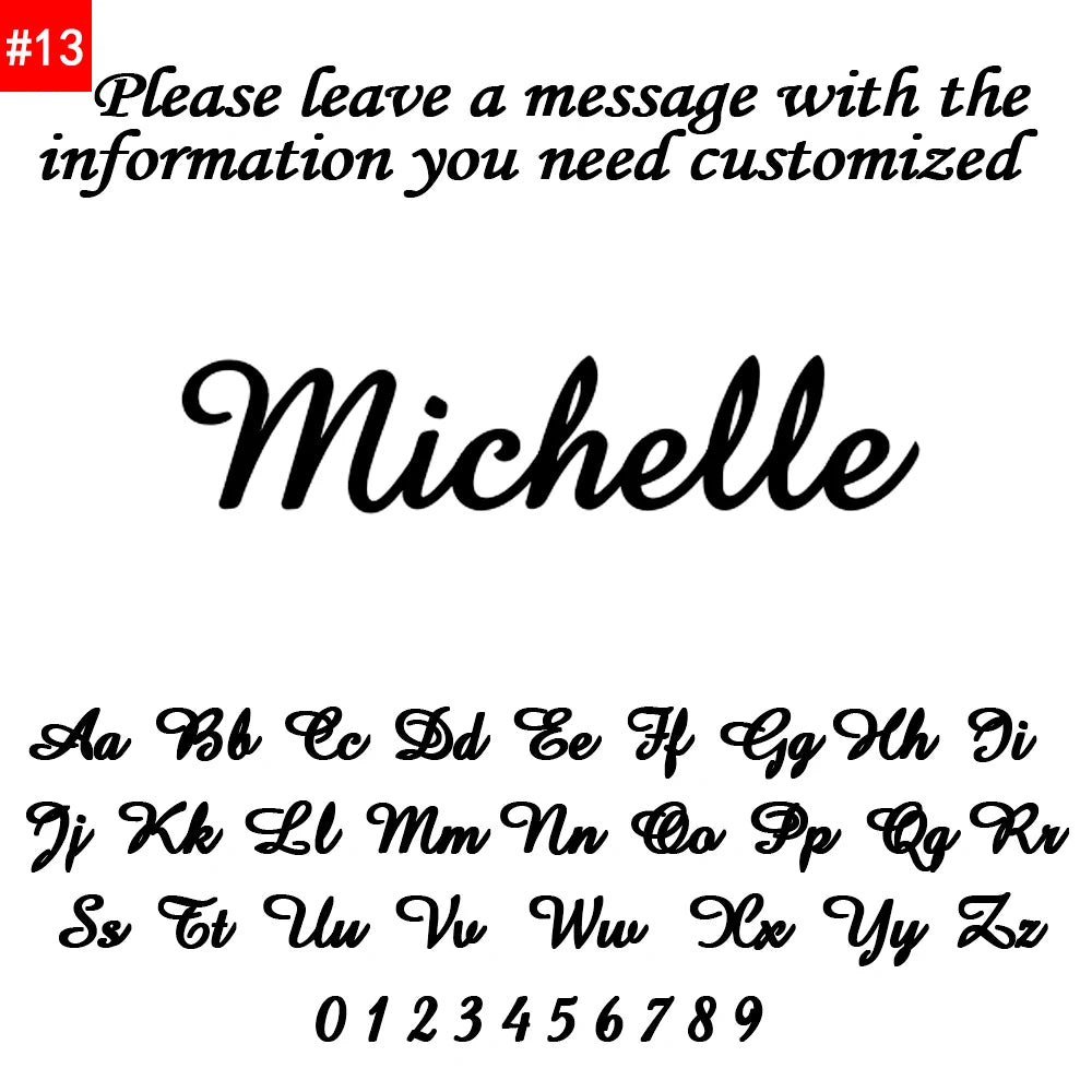 Customized Couple Double Name Love Necklace Personalized Double Name Pendant Stainless Steel Jewelry Valentine's Day Gifts